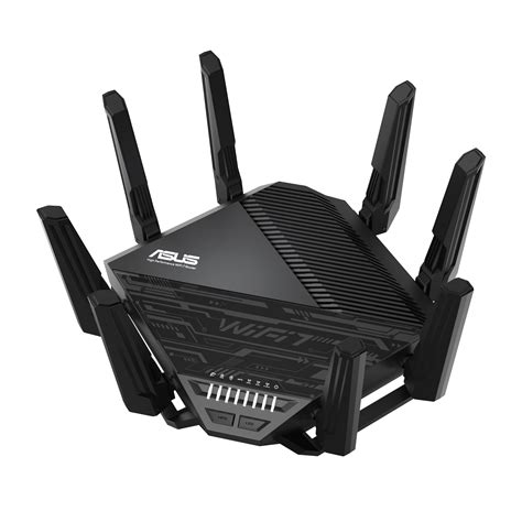 ASUS ROUTER/Gaming/2.4GHz 4x4 upto 1148Mbps/5GHz 4x4 up to 4808Mbps/1xWAN/5xLAN/2xUSB/. AiMesh/AiProtection/VPN/90IG0780-MO3B00